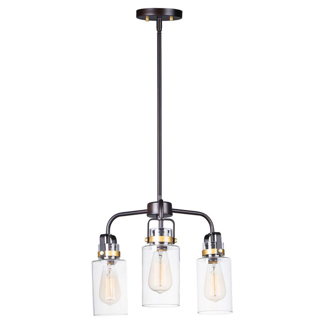 Maxim 30174CLBZGLD - Magnolia 3 Light 17" Pendant