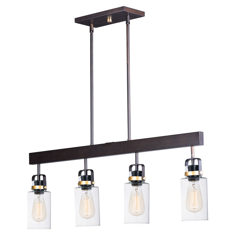 Maxim 30176CLBZGLD - Magnolia 4 Light 36" Chandelier