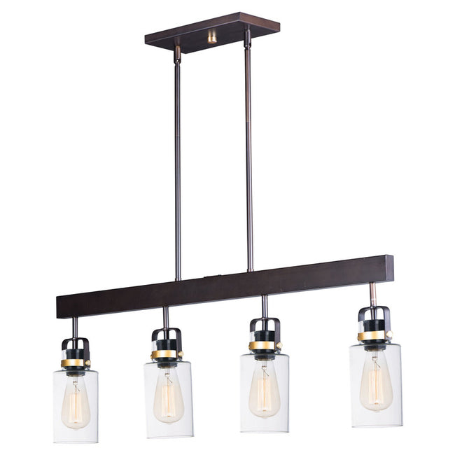 Maxim 30176CLBZGLD - Magnolia 4 Light 36" Chandelier