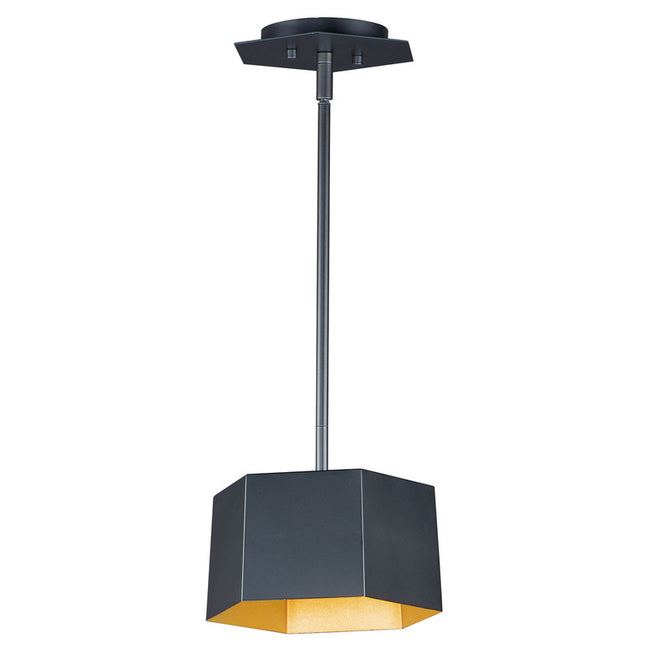 Maxim 30331BKGLD - Honeycomb 1 Light 9" Pendant