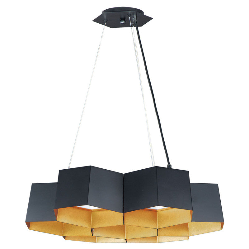 Maxim 30337BKGLD - Honeycomb 7 Light 24" Pendant
