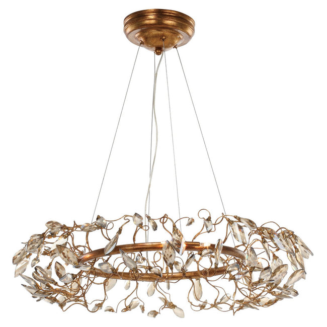 Maxim 30445CGGL - Crystal Garden 8 Light 28" Pendant