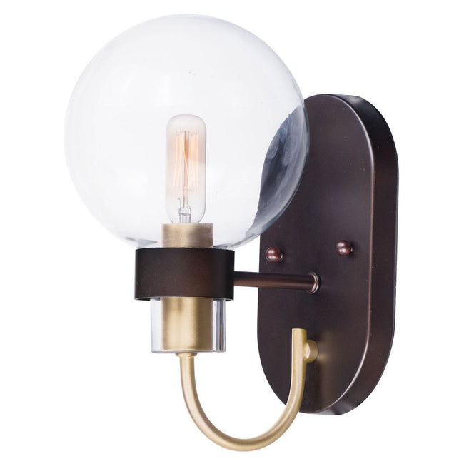 Maxim 30511CLBZSBR - Bauhaus 1 Light 11" Wall Sconce