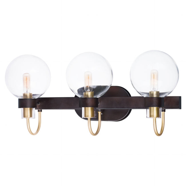 Maxim 30513CLBZSBR - Bauhaus 3 Light 23" Vanity Light