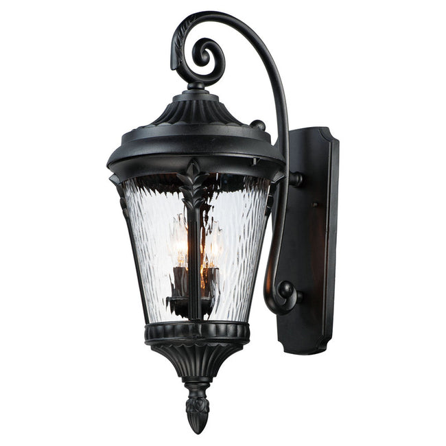 Maxim 3055WGBK - Sentry 3 Light 26" Wall Sconce