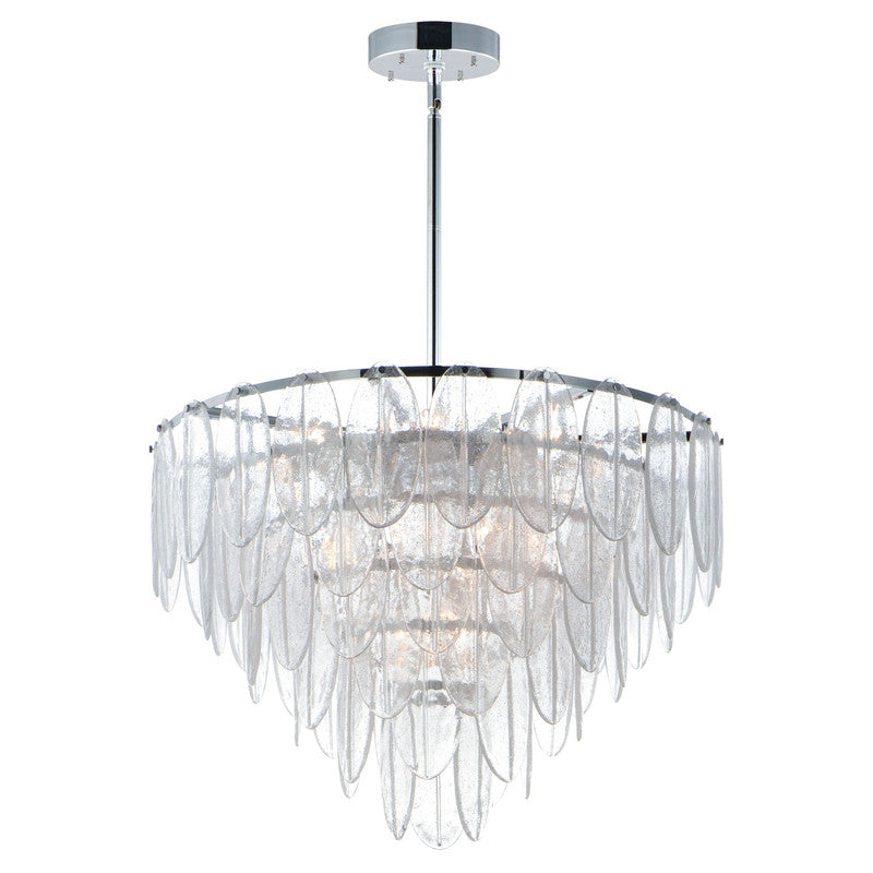 Maxim 30737CLWTPC - Glacier 19 Light 32" Chandelier