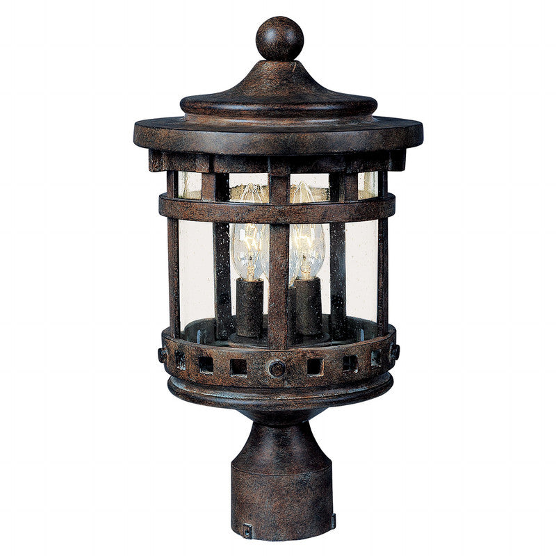 Maxim 3137CDSE - Santa Barbara DC 3 Light 19" Post Light