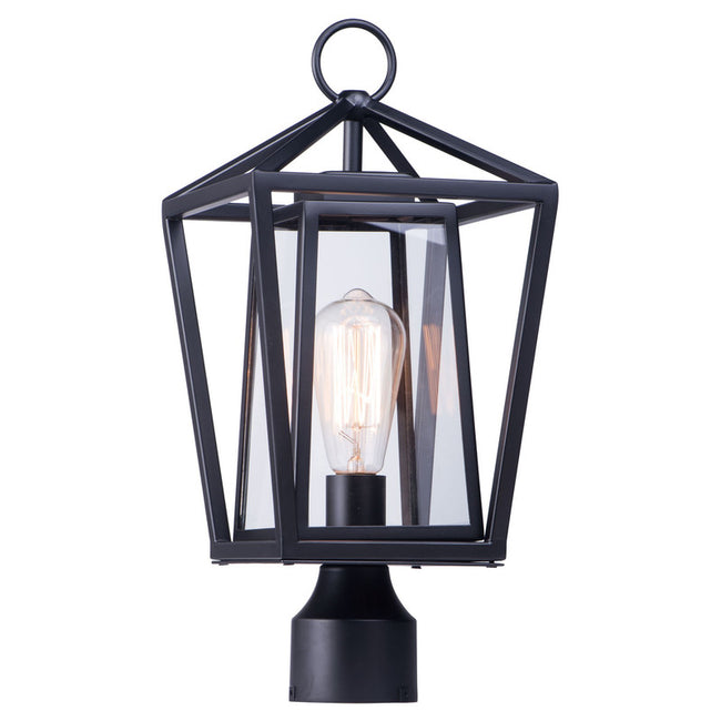 Maxim 3171CLBK - Artisan 1 Light 17" Post Light