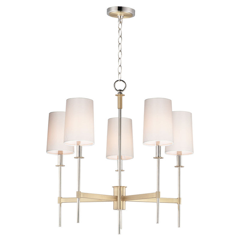 Maxim 32395OFSBRPN - Uptown 5 Light 26" Chandelier