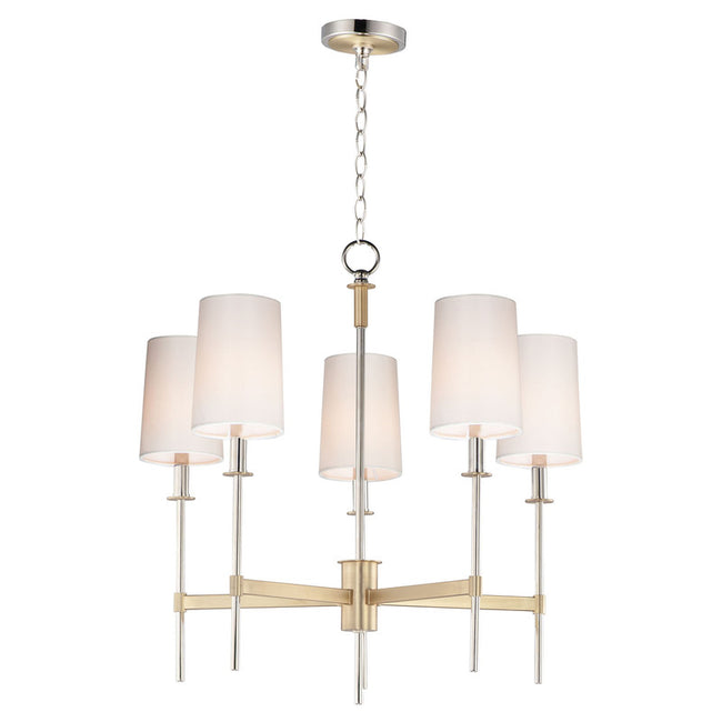 Maxim 32395OFSBRPN - Uptown 5 Light 26" Chandelier