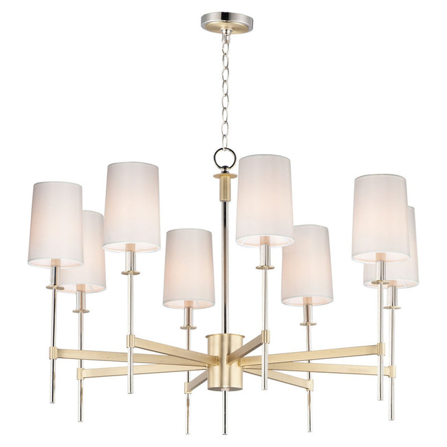Maxim 32398OFSBRPN - Uptown 8 Light 36" Chandelier