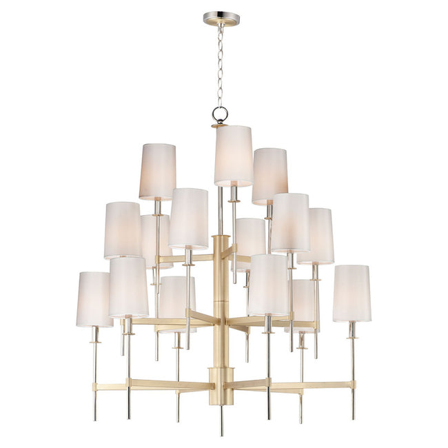 Maxim 32399OFSBRPN - Uptown 15 Light 43" Chandelier
