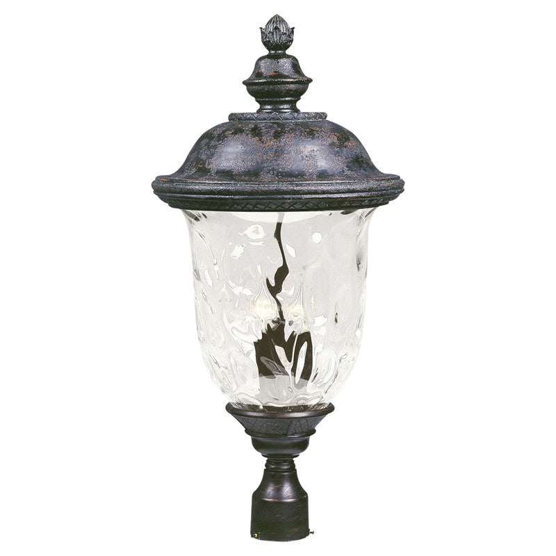 Maxim 3421WGOB - Carriage House DC 3 Light 29" Post Light