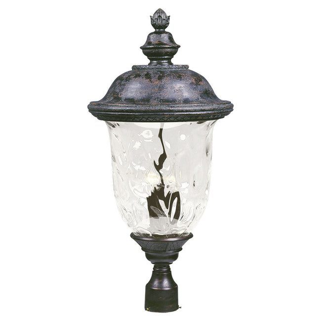 Maxim 3421WGOB - Carriage House DC 3 Light 29" Post Light