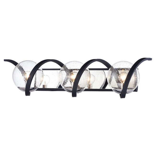 Maxim 35106CDBKPN - Curlicue 3 Light 30" Vanity Light