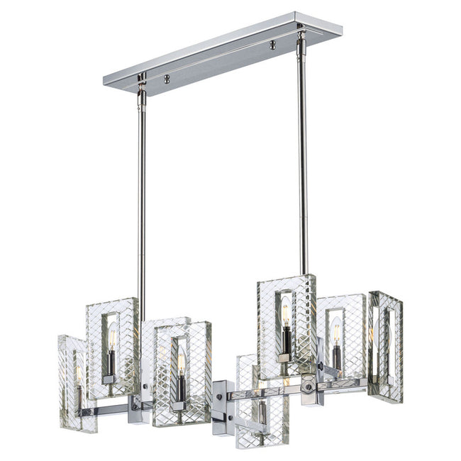 Maxim 38015BCPN - Suave 8 Light 35" Chandelier