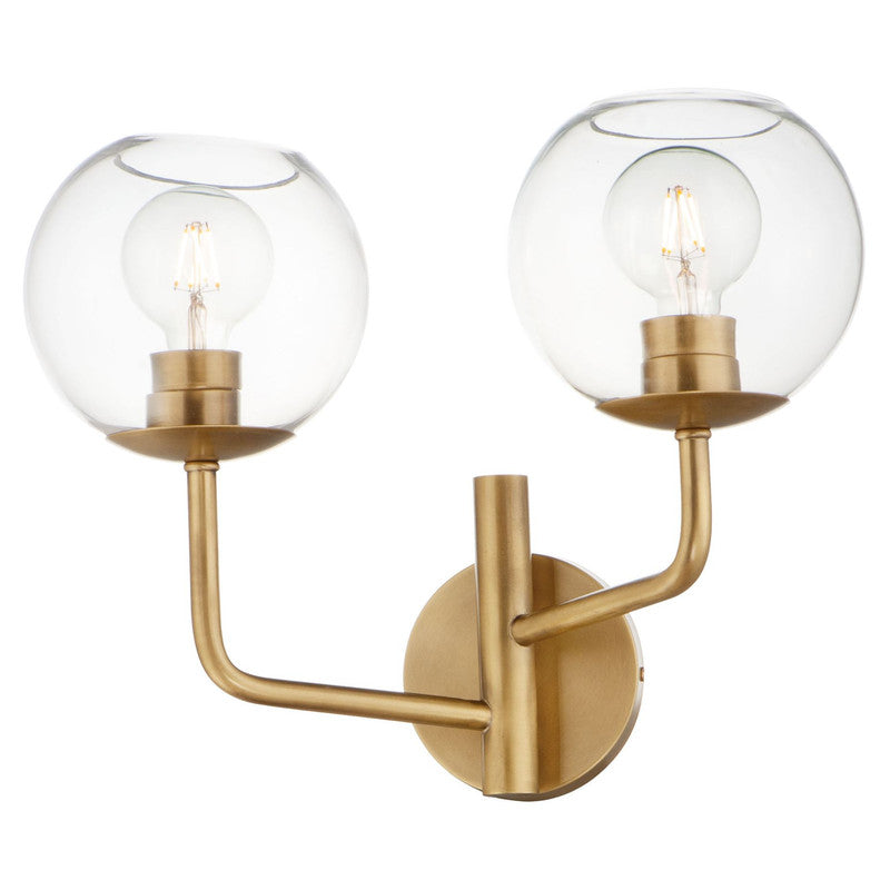 Maxim 38412CLNAB - Branch 2 Light 18" Vanity Light