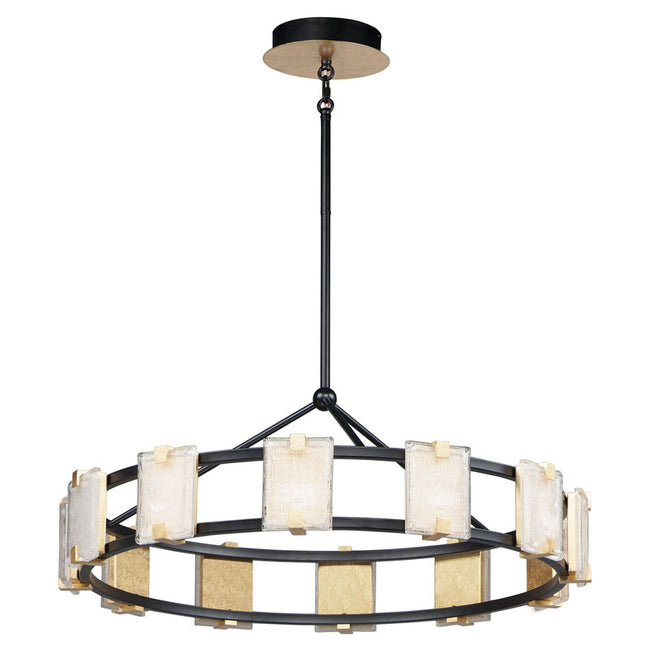 Maxim 39536CYBKGL - Radiant 12 Light 35" Chandelier