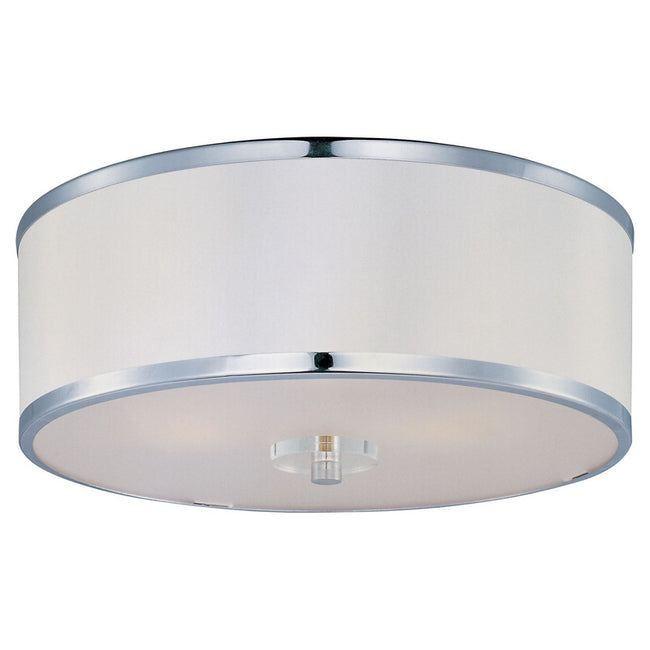 Maxim 39821BCWTPC - Metro 3 Light 16" Semi Flush Ceiling Light