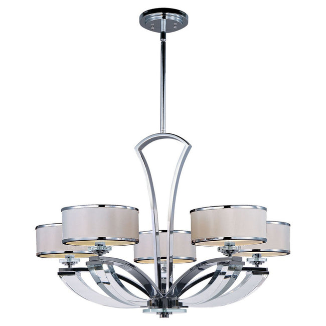Maxim 39825BCWTPC - Metro 5 Light 34" Chandelier