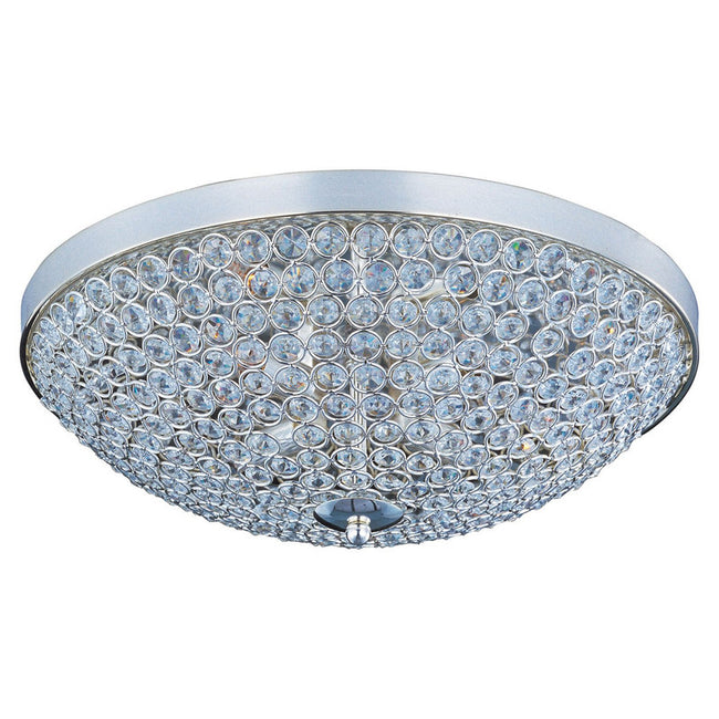 Maxim 39871BCBZ - Glimmer 4 Light 15" Flush Mount