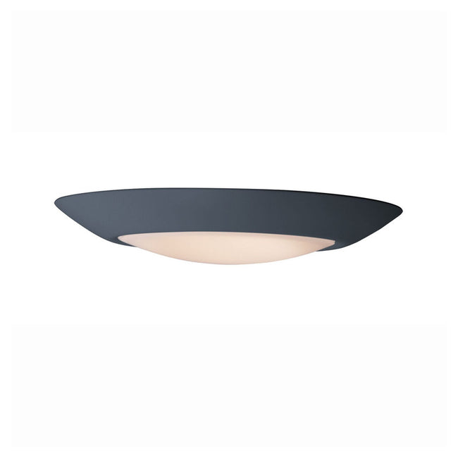 Maxim 57643WTBK - Diverse 1 Light 8" Flush Mount