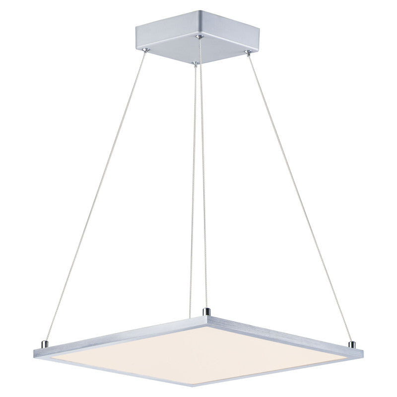 Maxim 57838WTSN - Wafer 1 Light 15" Square LED Pendant - 3000K