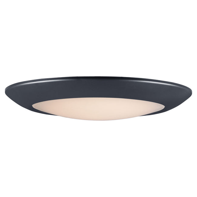 Maxim 57860WTBK - Diverse 1 Light 13" Flush Mount