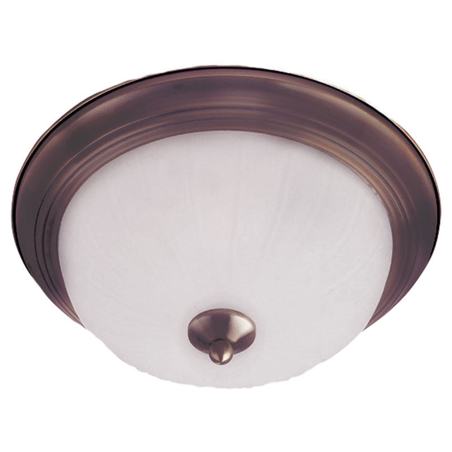 Maxim 5830FTBK - Essentials - 583x 1 Light 12" Flush Mount