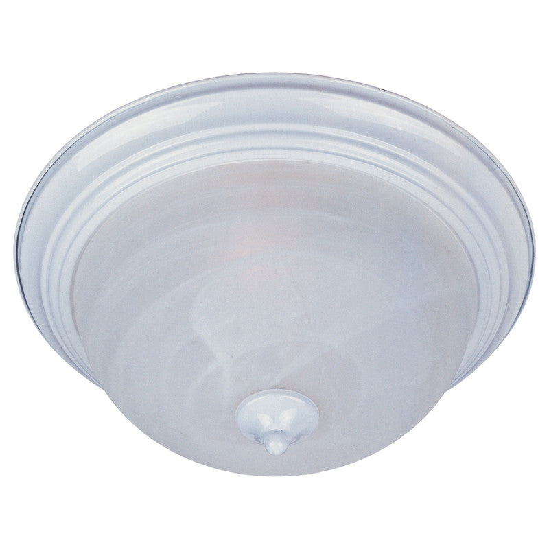 Maxim 5840FTBK - Essentials - 584x 1 Light 12" Flush Mount