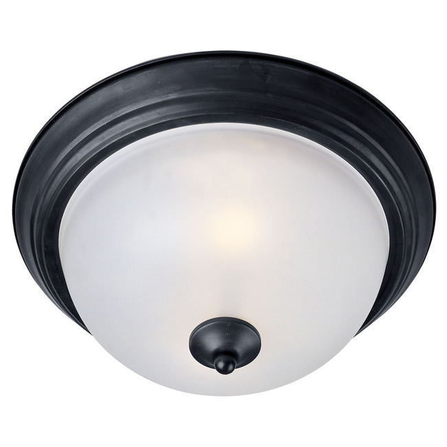 Maxim 5841FTBK - Essentials - 584x 2 Light 14" Flush Mount