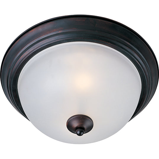 Maxim 5841FTBK - Essentials - 584x 2 Light 14" Flush Mount