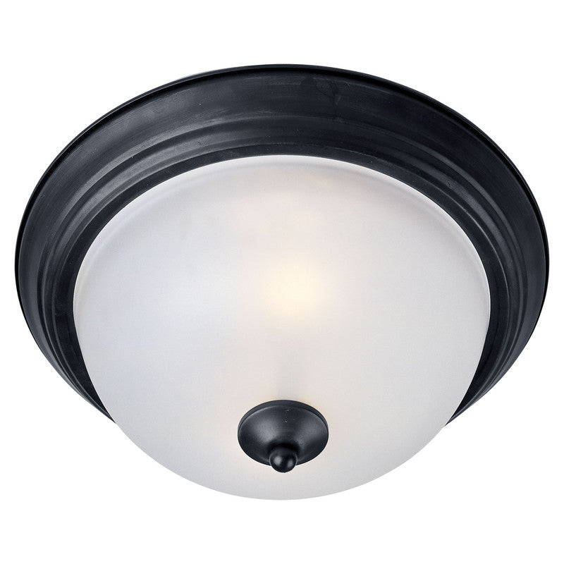 Maxim 5842FTBK - Essentials - 584x 3 Light 16" Flush Mount