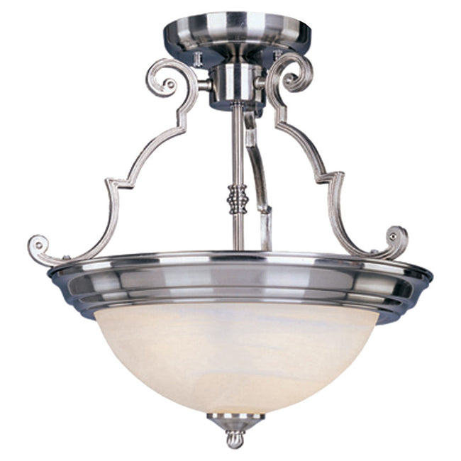 Maxim 5843MROI - Essentials - 584x 2 Light 15" Semi Flush Ceiling Light