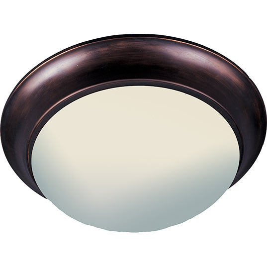 Maxim 5852FTBK - Essentials - 585x 3 Light 17" Flush Mount