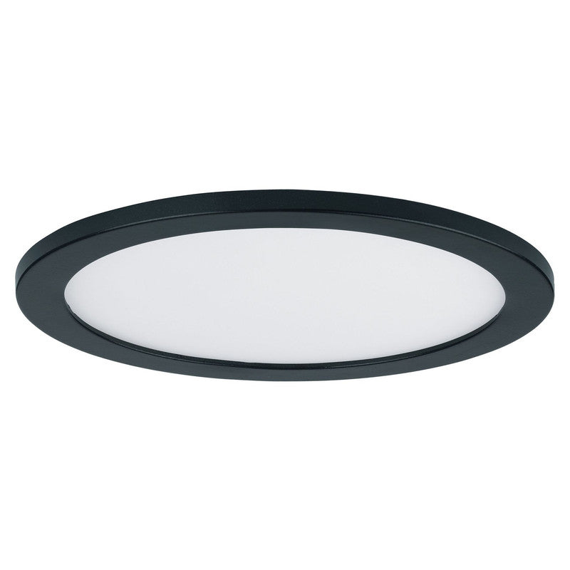 Maxim 58712WTBK - Wafer 1 Light 7" Round LED Flush Mount - 3000K