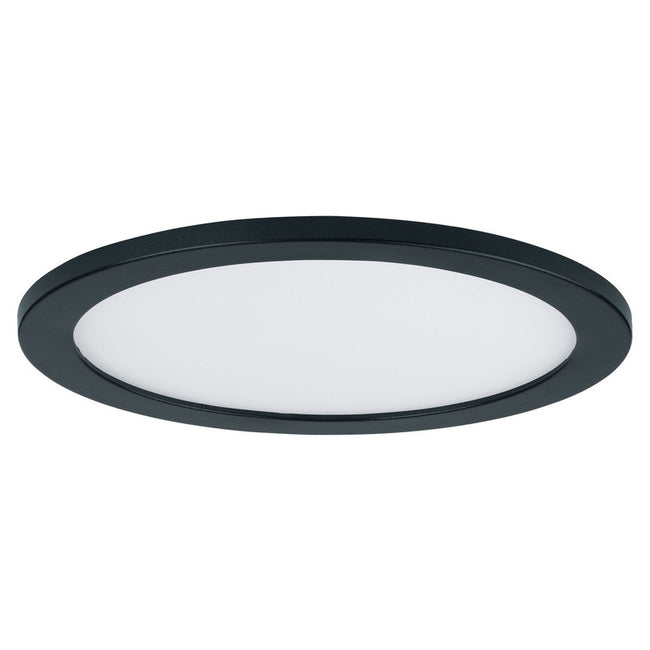 Maxim 58712WTBK - Wafer 1 Light 7" Round LED Flush Mount - 3000K