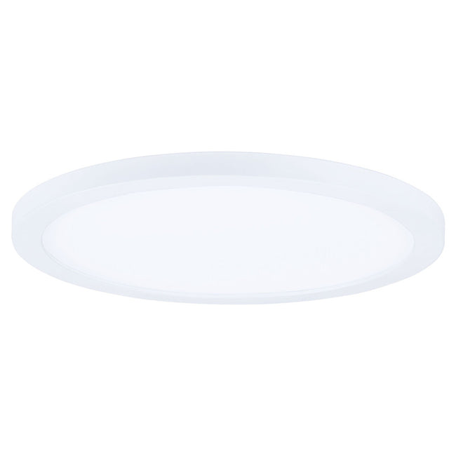 Maxim 58715WTWT - Wafer 1 Light 9" Round LED Flush Mount - 3000K - 0-10V Dimming
