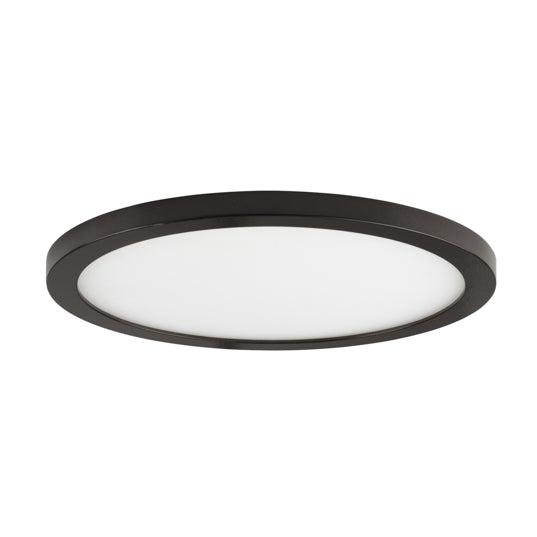Maxim 58736WTBK - Wafer 1 Light 15" Square LED Flush Mount - 3000K