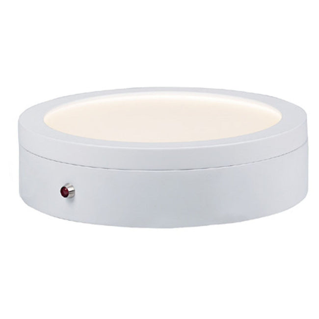 Maxim 58784WTWT - Wafer 1 Light 7" Round LED Flush Mount w/ Emergency Backup - 3000K