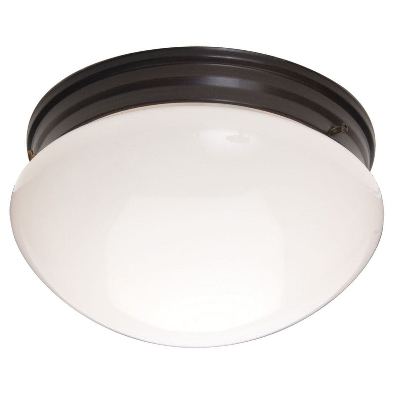 Maxim 5881WTBK - Essentials - 588x 2 Light 9" Flush Mount