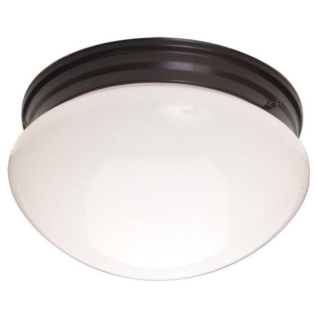 Maxim 5881WTBK - Essentials - 588x 2 Light 9" Flush Mount