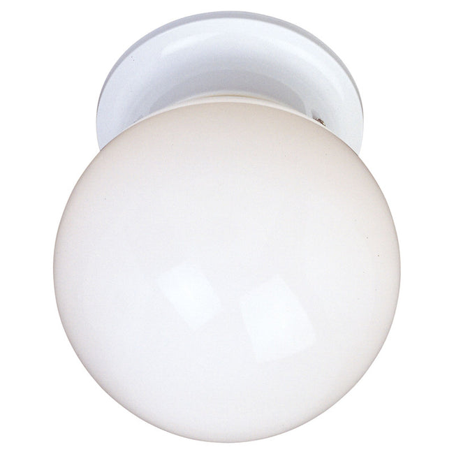 Maxim 5889WTWT - Essentials - 588x 1 Light 7" Flush Mount