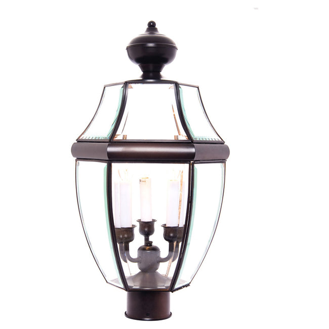 Maxim 6098CLBK - South Park 3 Light 24" Post Light