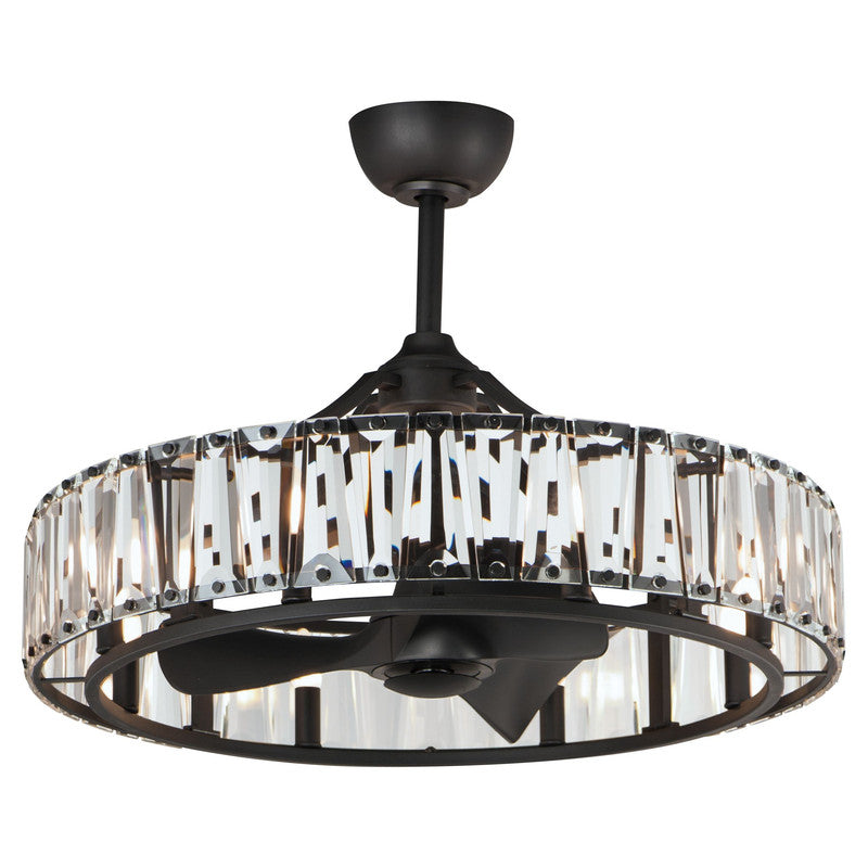 Maxim 61018BK - Odeon 8 Light 33" Ceiling Fan