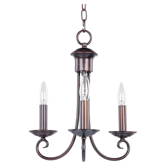 Maxim 70003OI - Loft 3 Light 16" Chandelier