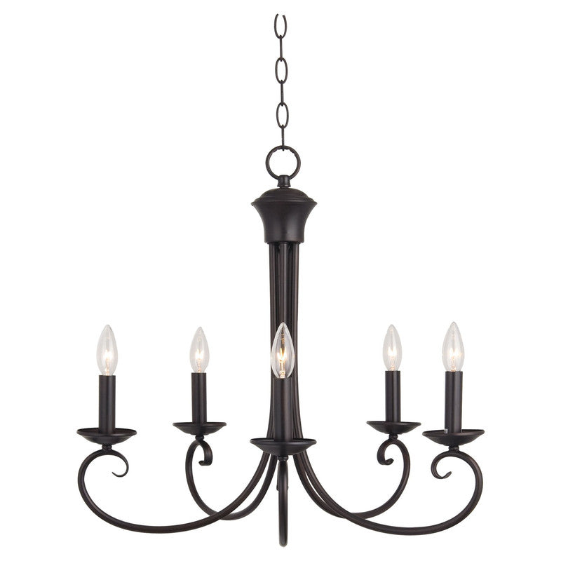 Maxim 70005OI - Loft 5 Light 25" Chandelier