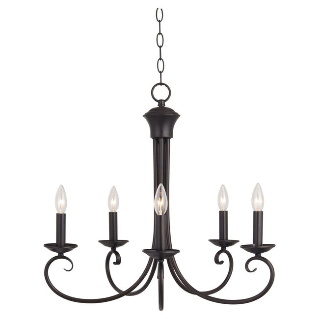 Maxim 70005OI - Loft 5 Light 25" Chandelier