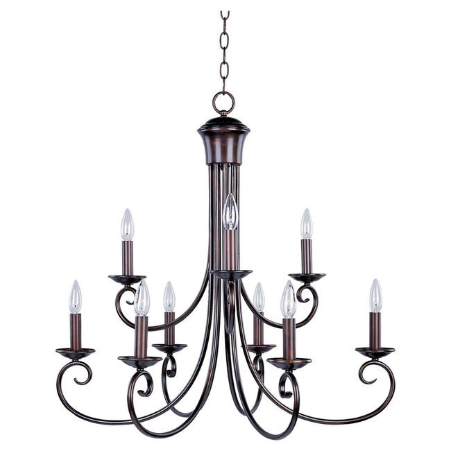 Maxim 70006OI - Loft 9 Light 30" Chandelier