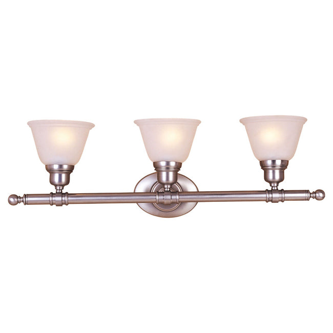 Maxim 7143FTSN - Essentials - 714x 3 Light 30" Vanity Light